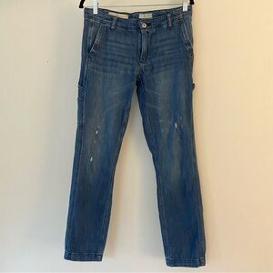 Anthropologie Jeans Size 27 Pilcro The Letterpress Carpenter Straight Leg Denim